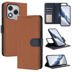For Honor 400 Lite Global / Brown+Dark Blue