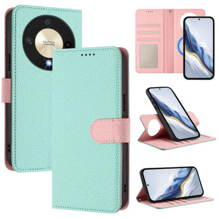 Detachable Litchi Texture Magnetic Vegan Leather Phone Case, For Honor X8b, For Honor X9b / Magic6 Lite, For Honor X7b / Play 8T