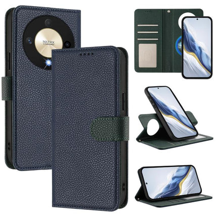 Detachable Litchi Texture Magnetic Vegan Leather Phone Case, For Honor X8b, For Honor X9b / Magic6 Lite, For Honor X7b / Play 8T