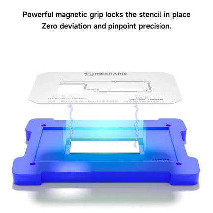 Mechanic iTin-12 BGA Reballing Stencil Magnetic Tin Plating Platform, Mechanic iTin-12