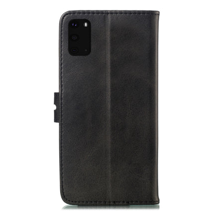 Embossed Happy Cat Pattern Horizontal Flip Leather Case with Holder & Card Slots & Wallet, For Samsung Galaxy S20 FE