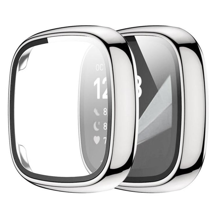 xDfind Tempered Film Integrated PC Watch Protective Cover, For Fitbit Versa 4, For Fitbit Versa 3