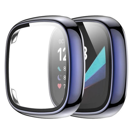 xDfind Tempered Film Integrated PC Watch Protective Cover, For Fitbit Versa 4, For Fitbit Versa 3