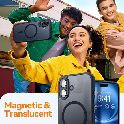 XDcase Skin Feel Magnetic Frosted Phone Case with Lens Film, For iPhone 17 Pro Max, For iPhone 17 Pro, For iPhone 17, For iPhone Air