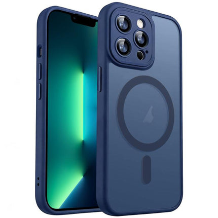 XDcase Skin Feel Magnetic Frosted Phone Case with Lens Film, For iPhone 13 Pro Max, For iPhone 13 Pro, For iPhone 13, For iPhone 12 Pro Max