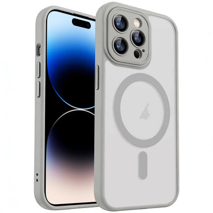 XDcase Skin Feel Magnetic Frosted Phone Case with Lens Film, For iPhone 15 Pro Max, For iPhone 15 Pro, For iPhone 15, For iPhone 14 Plus, For iPhone 14, For iPhone 14 Pro, For iPhone 14 Pro Max