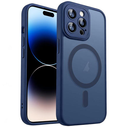 XDcase Skin Feel Magnetic Frosted Phone Case with Lens Film, For iPhone 15 Pro Max, For iPhone 15 Pro, For iPhone 15, For iPhone 14 Plus, For iPhone 14, For iPhone 14 Pro, For iPhone 14 Pro Max