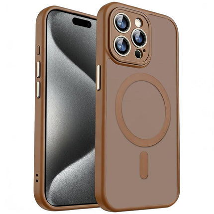 XDcase Skin Feel Magnetic Frosted Phone Case with Lens Film, For iPhone 15 Pro Max, For iPhone 15 Pro, For iPhone 15, For iPhone 14 Plus, For iPhone 14, For iPhone 14 Pro, For iPhone 14 Pro Max