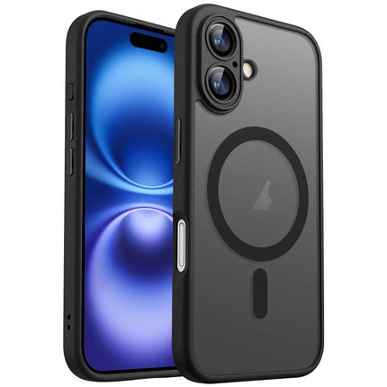 XDcase Skin Feel Magnetic Frosted Phone Case with Lens Film, For iPhone 17e / 16e, For iPhone 16 Pro Max, For iPhone 16 Pro, For iPhone 16 Plus, For iPhone 16