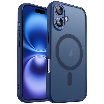 XDcase Skin Feel Magnetic Frosted Phone Case with Lens Film, For iPhone 17e / 16e, For iPhone 16 Pro Max, For iPhone 16 Pro, For iPhone 16 Plus, For iPhone 16