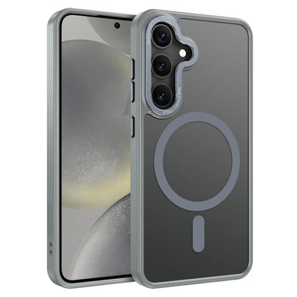 XDcase Metal Lens Frame Skin Feel Magnetic Phone Case, For Samsung Galaxy S24+ 5G, For Samsung Galaxy S24 5G