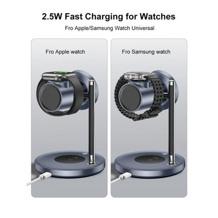 Yesido DS40 Qi2.2 3-in-1 Magnet Wireless Charging Station, DS40