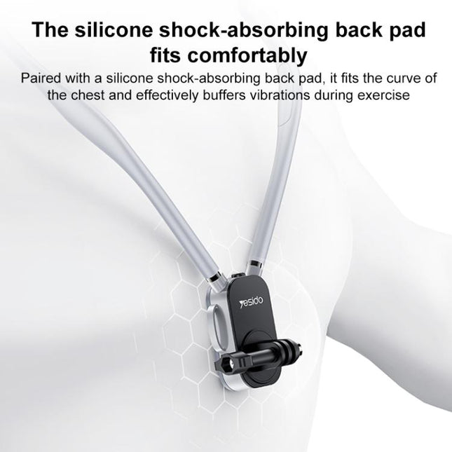 Yesido C334 Multi-Functional Neck-Mounted Phone Holder with Back Strap, C334