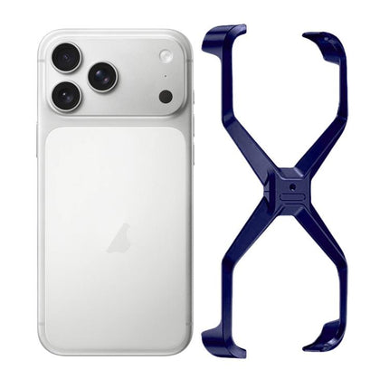 Frameless X-shaped Metal Phone Case, For iPhone 17 Pro Max, For iPhone 17 Pro