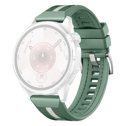 xDfind Braid Nylon Hybrid Silicone Watch Band, For Huawei Watch GT 6 / 5 / 4 / 3 46mm