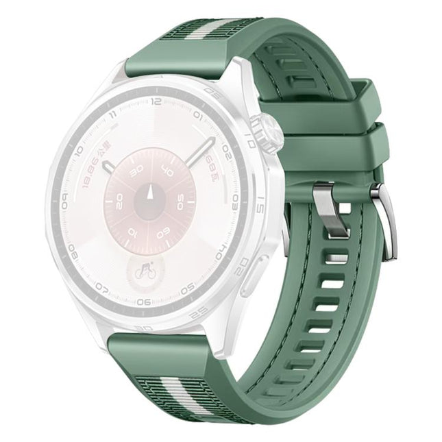 xDfind Braid Nylon Hybrid Silicone Watch Band, For Huawei Watch GT 6 / 5 / 4 / 3 46mm