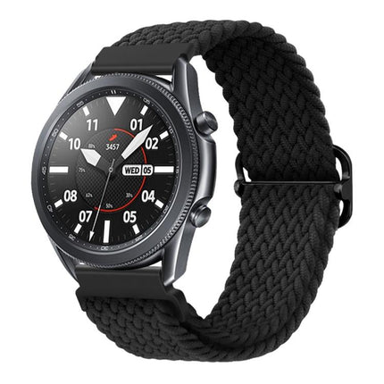 xDfind Sliding Buckle Nylon Braided Watch Band, 20mm, 22mm