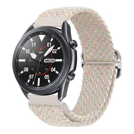 xDfind Sliding Buckle Nylon Braided Watch Band, 20mm, 22mm