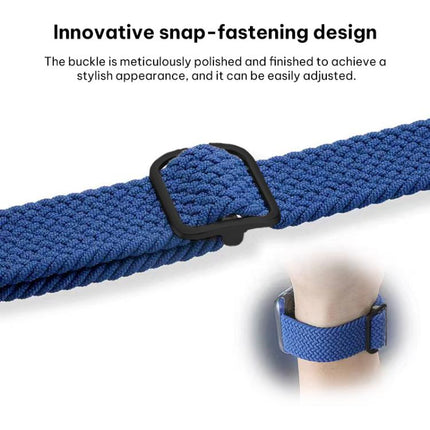 xDfind Sliding Buckle Nylon Braided Watch Band, For Apple Watch 42 / 44 / 45 / 46 / 49mm, For Apple Watch 38 / 40 / 41 / S11 42mm