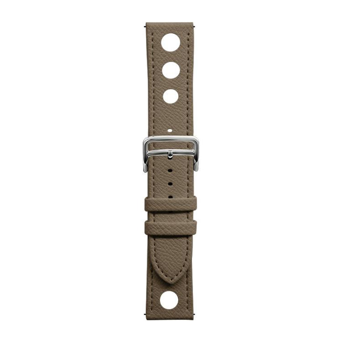 xDfind Flat-head Hole Palm Texture Vegan Leather Watch Band, 20mm, 22mm
