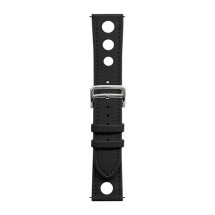 xDfind Flat-head Hole Palm Texture Vegan Leather Watch Band, 20mm, 22mm