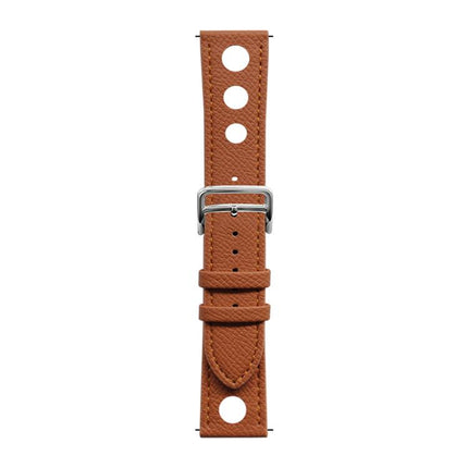 xDfind Flat-head Hole Palm Texture Vegan Leather Watch Band, 20mm, 22mm