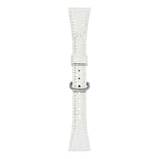 18mm / White+Silver Buckle