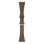 18mm / Brown+Rose Gold Buckle