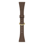 18mm / Dark Brown+Gold Buckle