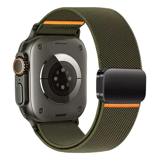 xDfind Elastic Nylon Magnetic Buckle Watch Band, For Apple Watch 42 / 44 / 45 / 46 / 49mm, For Apple Watch 38 / 40 / 41 / S11 42mm