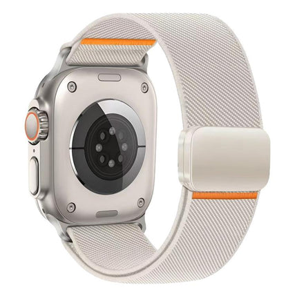 xDfind Elastic Nylon Magnetic Buckle Watch Band, For Apple Watch 42 / 44 / 45 / 46 / 49mm, For Apple Watch 38 / 40 / 41 / S11 42mm