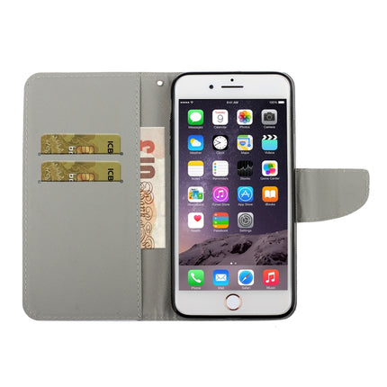 Horizontale Klapphülle aus PU-Leder mit farbigem Zeichenmuster, Halter &amp; Kartenfächern &amp; Geldbörse &amp; Trageband, für iPhone 11, für iPhone 11 Pro