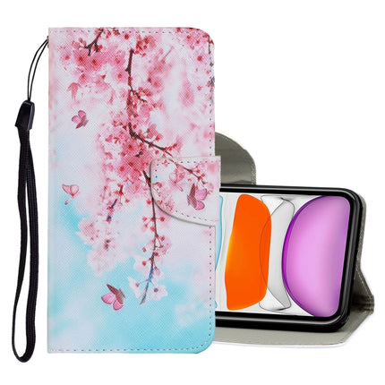 Coloured Drawing Pattern Horizontal Flip PU Leather Case with Holder & Card Slots & Wallet & Lanyard, For iPhone 11
