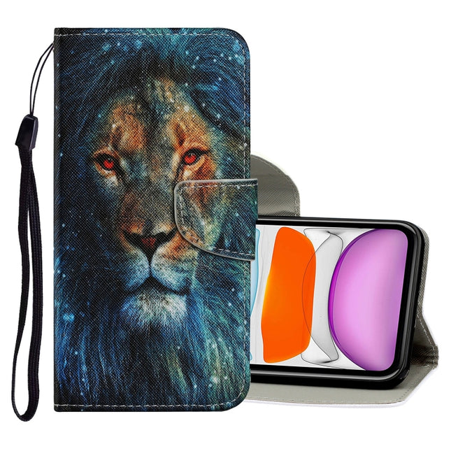 Estuche de cuero PU con tapa horizontal con patrón de dibujo de colores, con soporte, ranuras para tarjetas, billetera y cordón, para iPhone XR, para iPhone XS Max