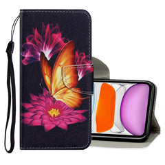 Coloured Drawing Pattern Horizontal Flip PU Leather Case with Holder & Card Slots & Wallet & Lanyard, For iPhone 11, For iPhone 11 Pro