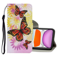 Coloured Drawing Pattern Horizontal Flip PU Leather Case with Holder & Card Slots & Wallet & Lanyard, For iPhone 11, For iPhone 11 Pro