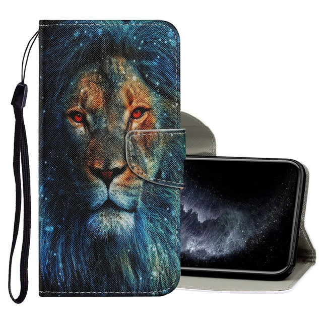 Horizontale Klapphülle aus PU-Leder mit farbigem Zeichenmuster, Halter &amp; Kartenfächern &amp; Geldbörse &amp; Trageband, für iPhone 12 mini, für iPhone 12 / 12 Pro