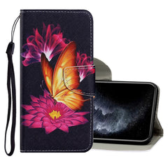 Coloured Drawing Pattern Horizontal Flip PU Leather Case with Holder & Card Slots & Wallet & Lanyard, For iPhone 11, For iPhone 11 Pro