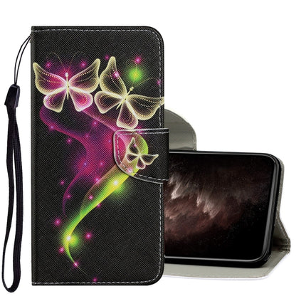 Coloured Drawing Pattern Horizontal Flip PU Leather Case with Holder & Card Slots & Wallet & Lanyard, For iPhone 11 Pro Max