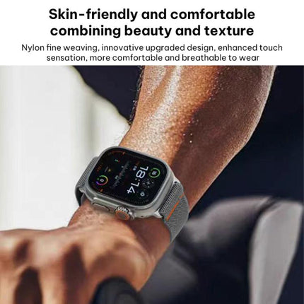 xDfind Elastic Nylon Magnetic Buckle Watch Band, For Apple Watch 42 / 44 / 45 / 46 / 49mm, For Apple Watch 38 / 40 / 41 / S11 42mm