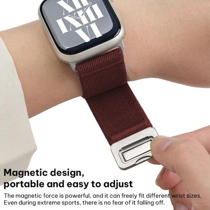 xDfind Elastic Nylon Magnetic Buckle Watch Band, For Apple Watch 42 / 44 / 45 / 46 / 49mm, For Apple Watch 38 / 40 / 41 / S11 42mm