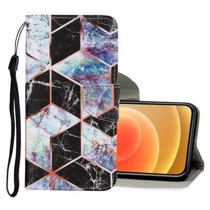 Coloured Drawing Pattern Horizontal Flip PU Leather Case with Holder & Card Slots & Wallet & Lanyard, For iPhone 12 mini