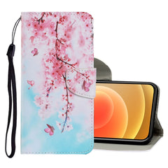 Coloured Drawing Pattern Horizontal Flip PU Leather Case with Holder & Card Slots & Wallet & Lanyard, For iPhone 12 mini, For iPhone 12 / 12 Pro