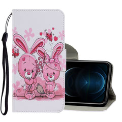 Coloured Drawing Pattern Horizontal Flip PU Leather Case with Holder & Card Slots & Wallet & Lanyard, For iPhone 12 Pro Max