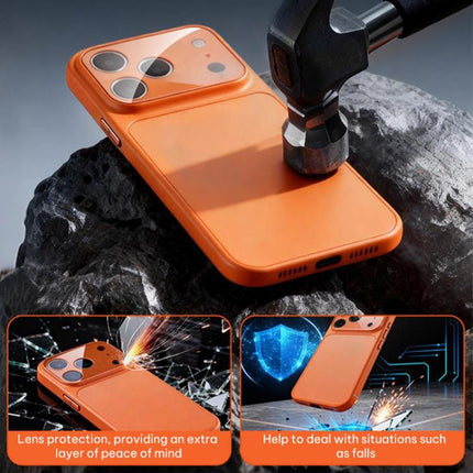 Frosted Acrylic Hybrid TPU Phone Case with Lens Film, For iPhone 17 Pro Max, For iPhone 17 Pro