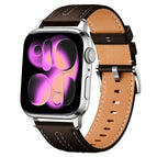 For Apple Watch 42 / 44 / 45 / 46 / 49mm / Black Brown