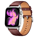For Apple Watch 42 / 44 / 45 / 46 / 49mm / Wine Red