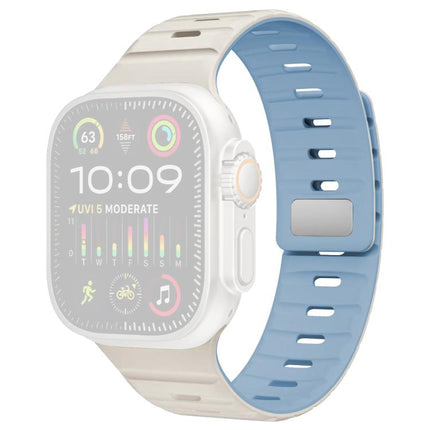 xDfind Magnetic Norman Buckle Silicone Watch Band, For Apple Watch 42 / 44 / 45 / 46 / 49mm, For Apple Watch 38 / 40 / 41 / S11 42mm