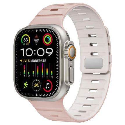 xDfind Magnetic Norman Buckle Silicone Watch Band, For Apple Watch 42 / 44 / 45 / 46 / 49mm, For Apple Watch 38 / 40 / 41 / S11 42mm