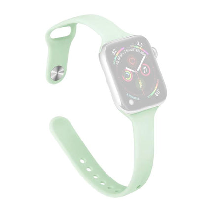 xDfind Small Waist Reverse Buckle Silicone Watch Band, For Apple Watch 42 / 44 / 45 / 46 / 49mm, For Apple Watch 38 / 40 / 41 / S11 42mm